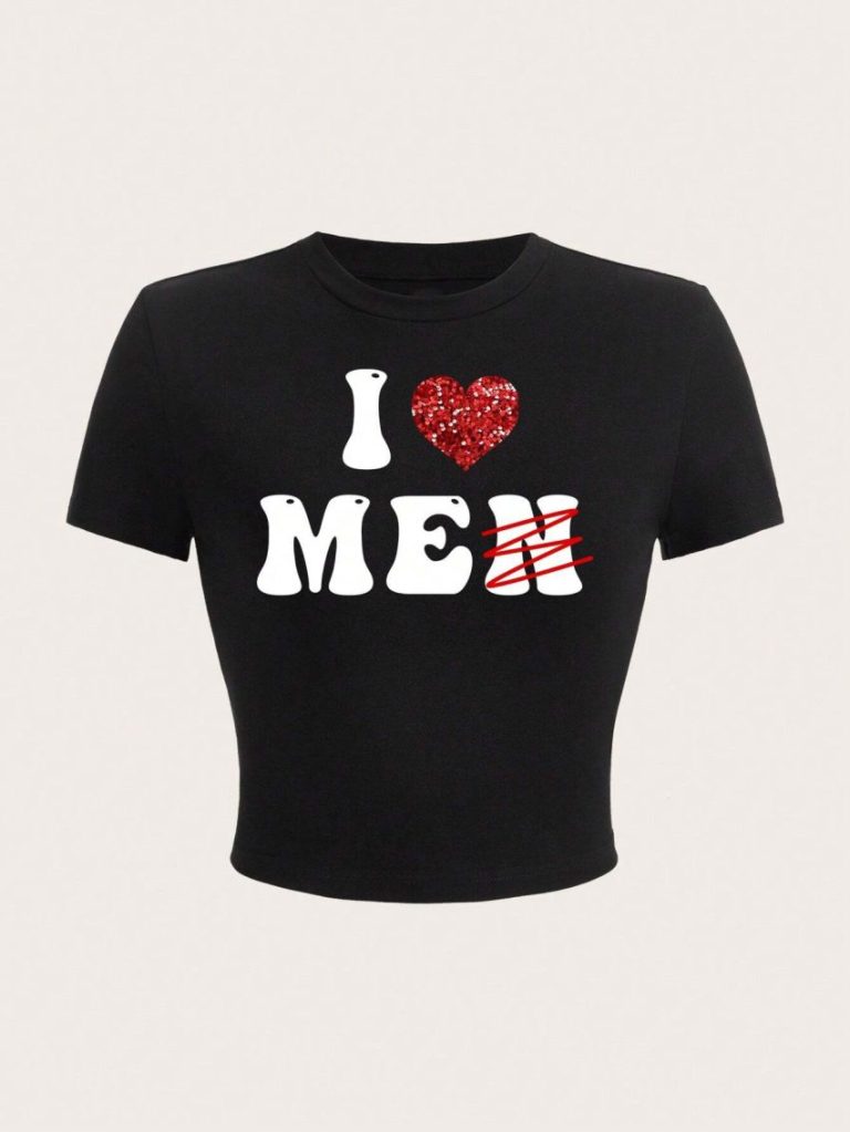 Flag Print Short Sleeve Tee