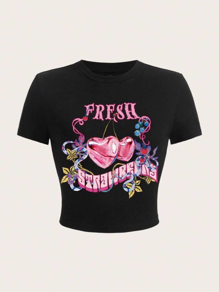 Skeleton Slogan Cotton Tee