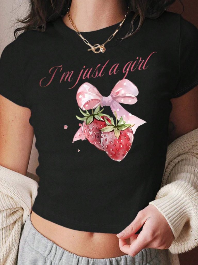 Girl Strawberry Cotton Crop