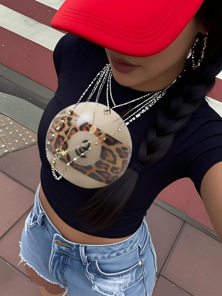 Leopard CD Crop Top