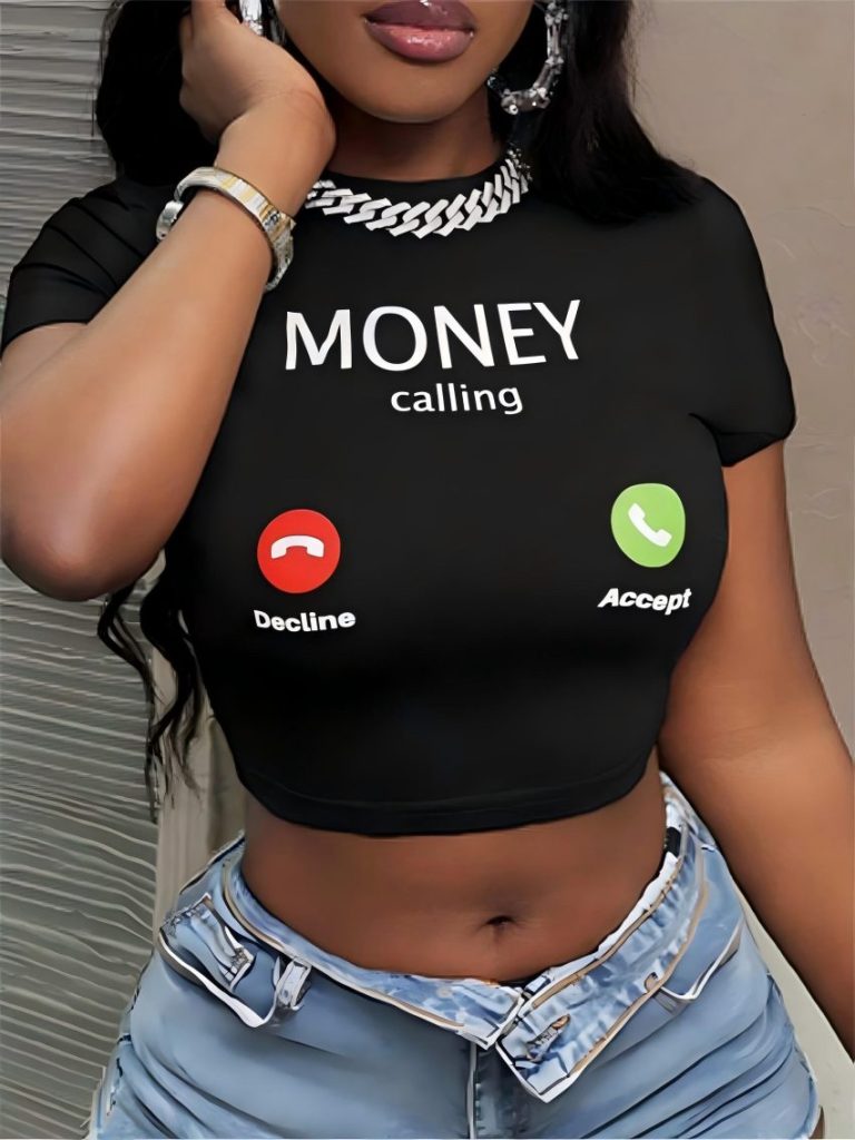 Money Calling Crop Top