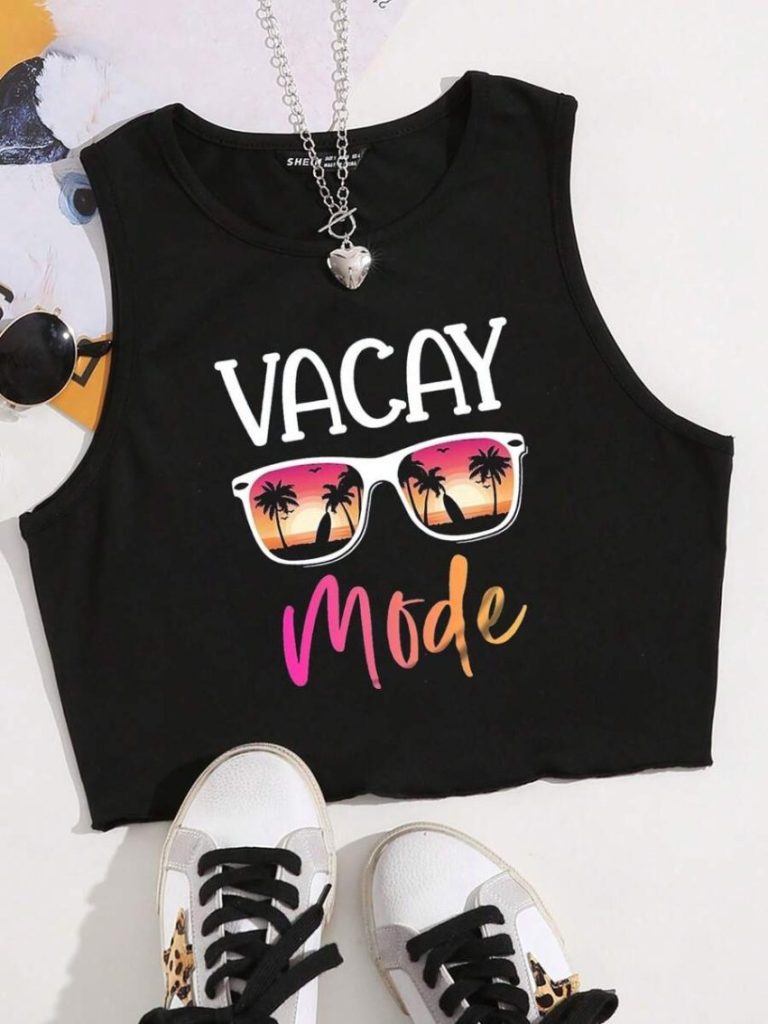 Vacay Mode Graphic Tank