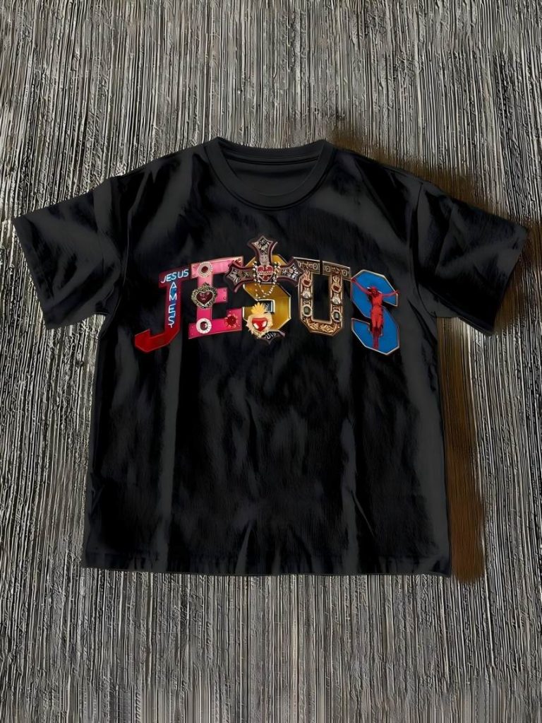 Jesus Collage Graphic Tee