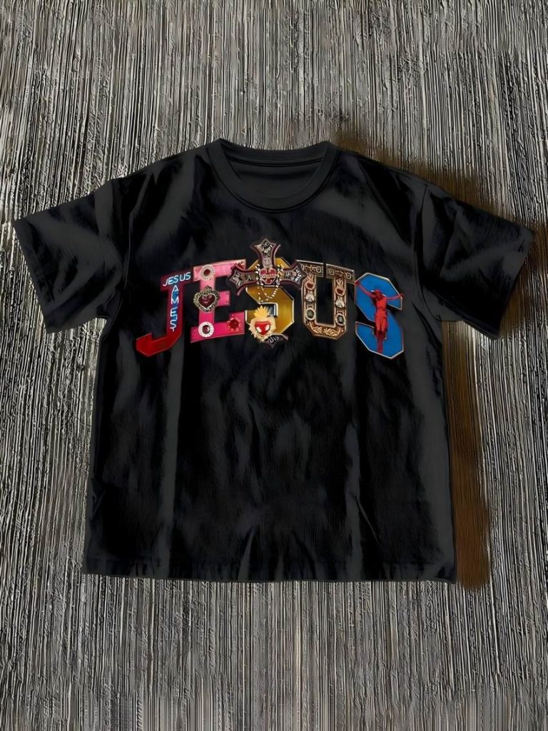 Jesus Collage Graphic Tee