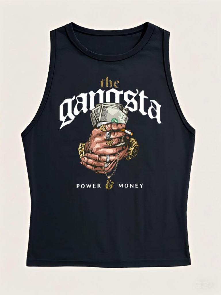 Street Gangsta Print Tank