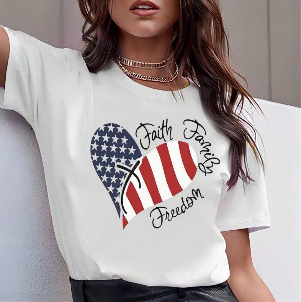 White Flag Print Tee
