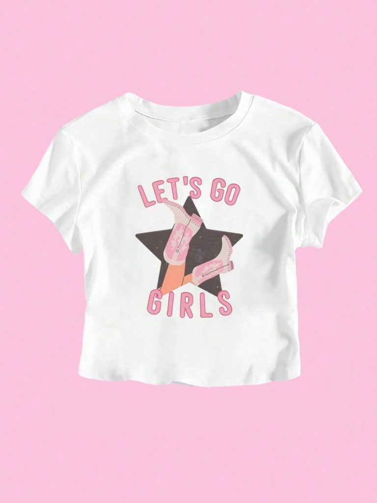 Multicolor Star Print Collared Tee