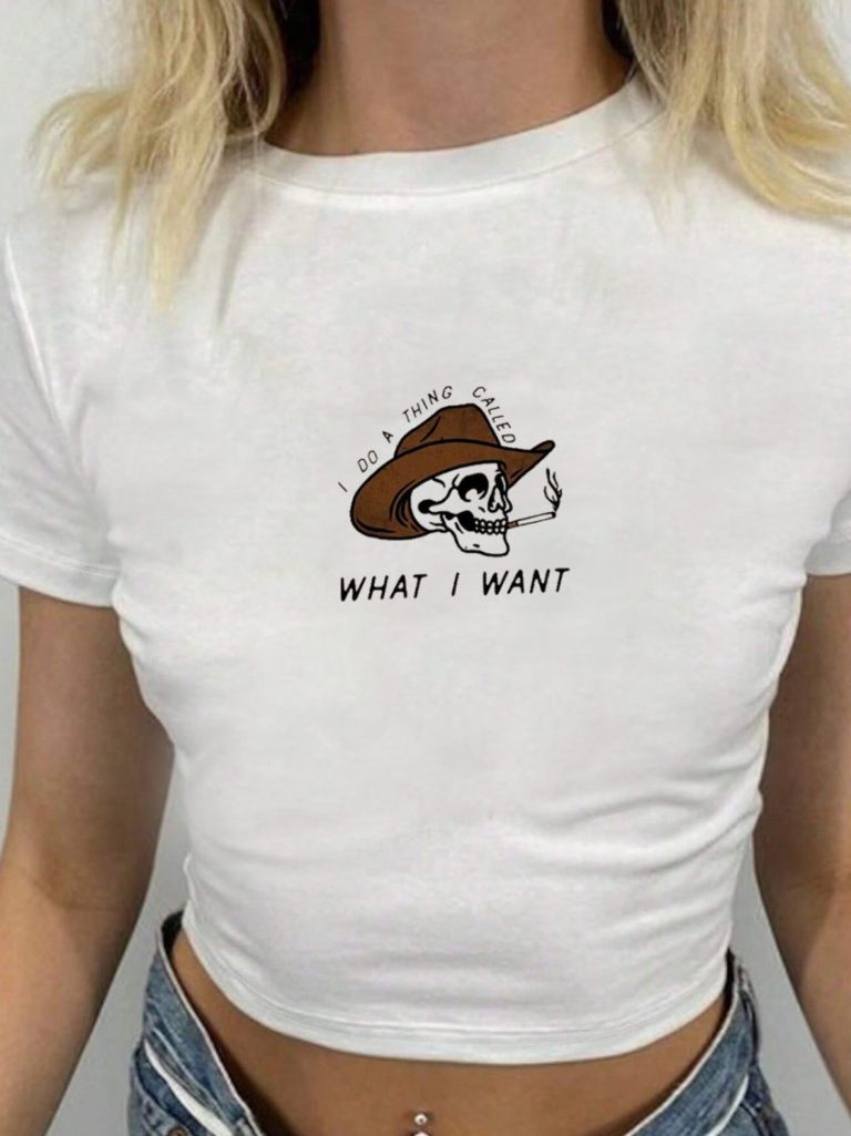 Brown Leopard Print Square Tee