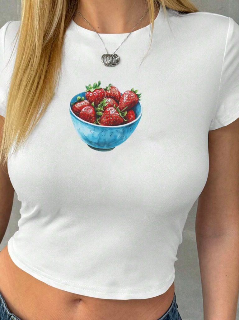 Multicolor Smiley Print Collared Tee