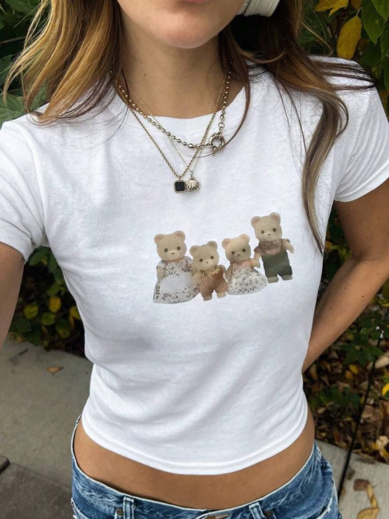 Beige Leopard Print Crew Top