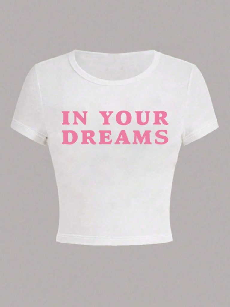 Pink Star Print Halter Tee