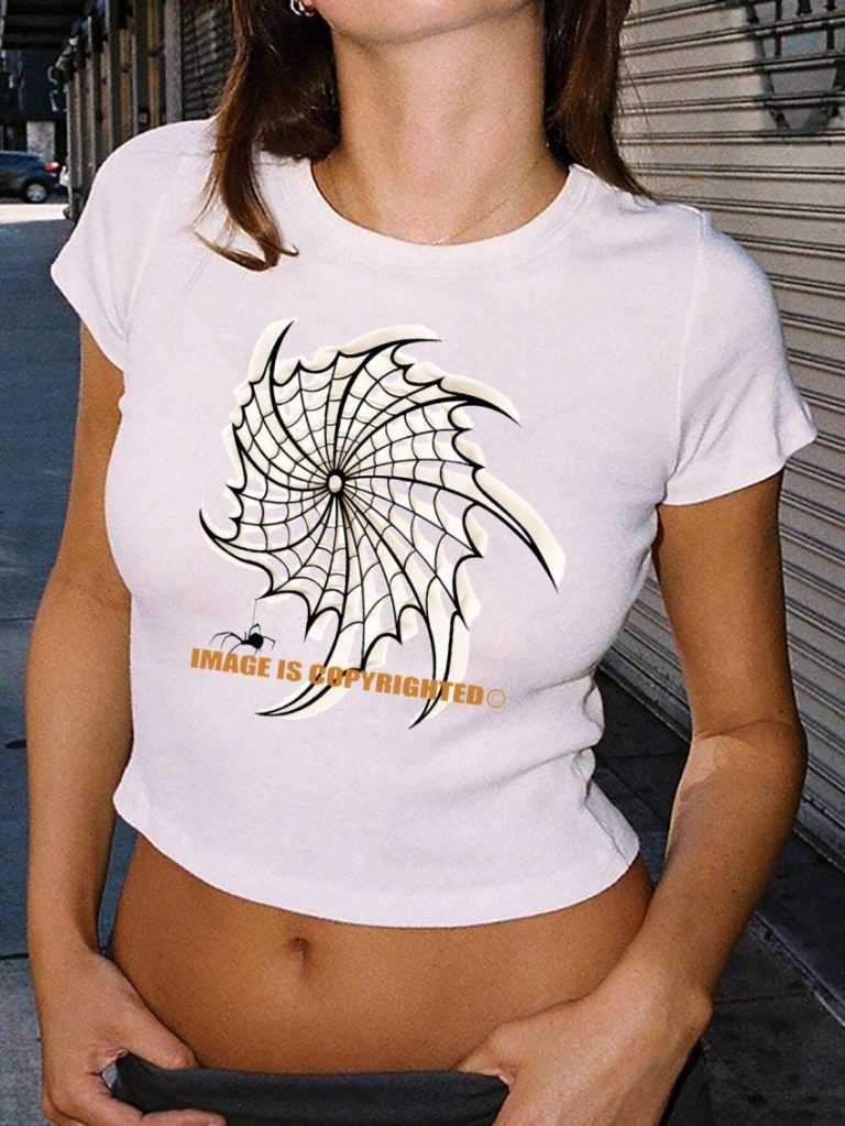 Orange Animal Print Crew Tee