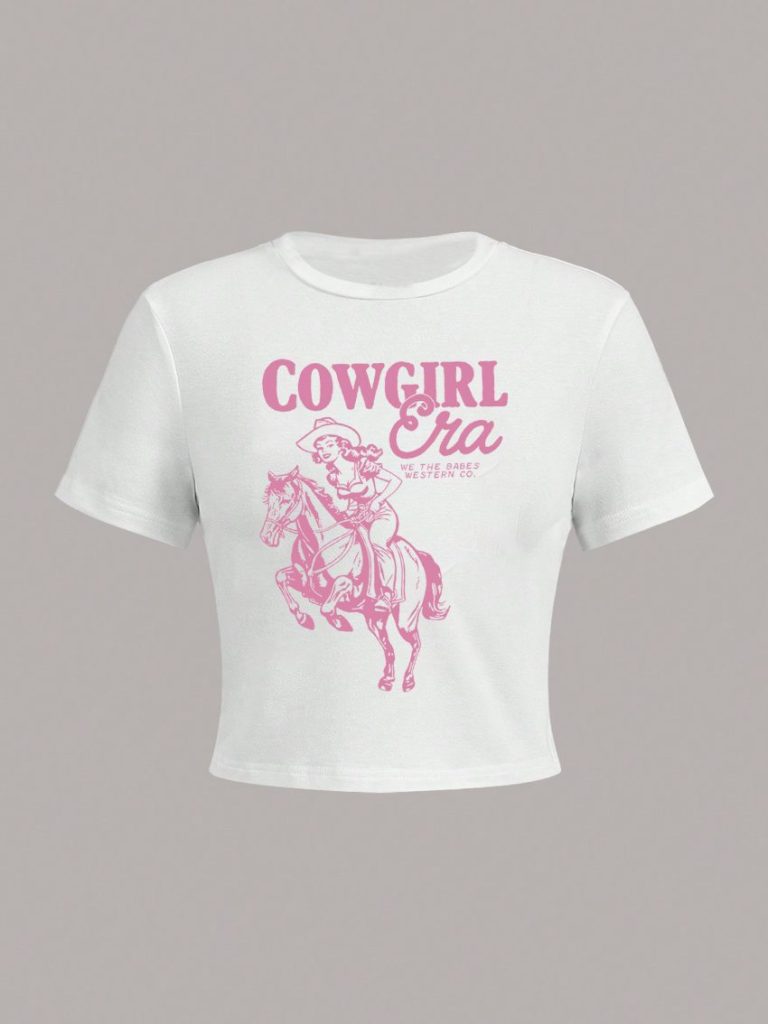 Pink Star Print Tee