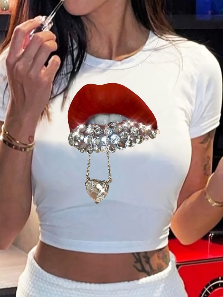 Leopard Print 3-4 Sleeve Tee