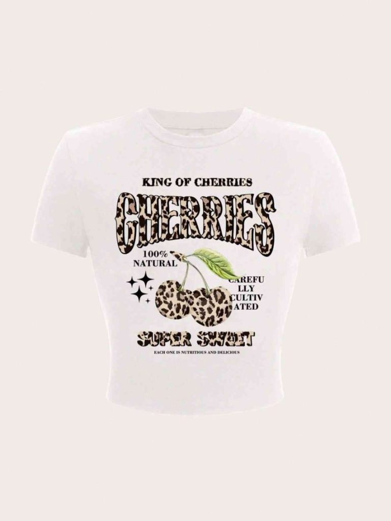 Beige Camo Print Tee