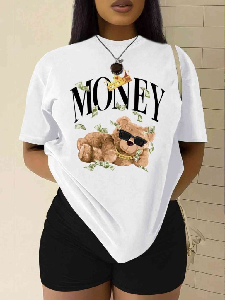 Money Graphic Cotton Tee