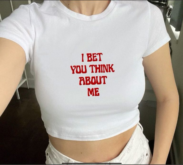 Slogan Crop Baby Tee