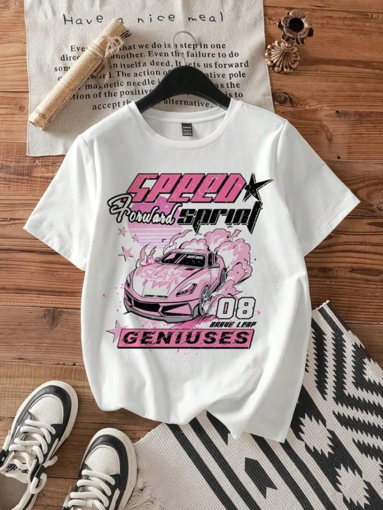 Speed Racing White Tee