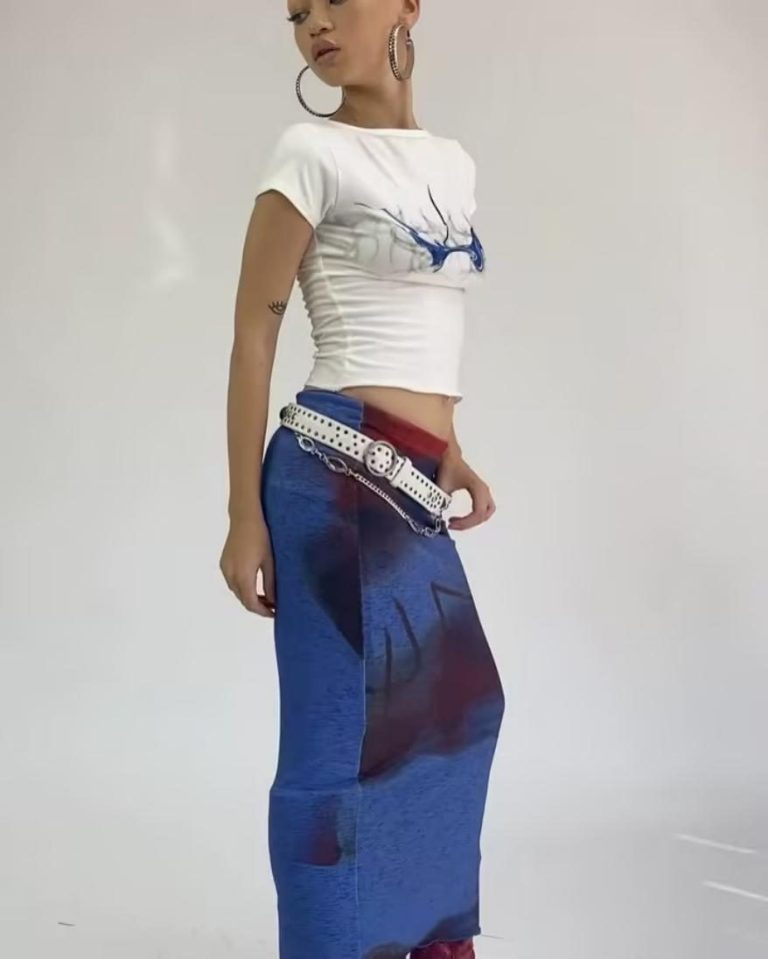 White Fitted Crop Top