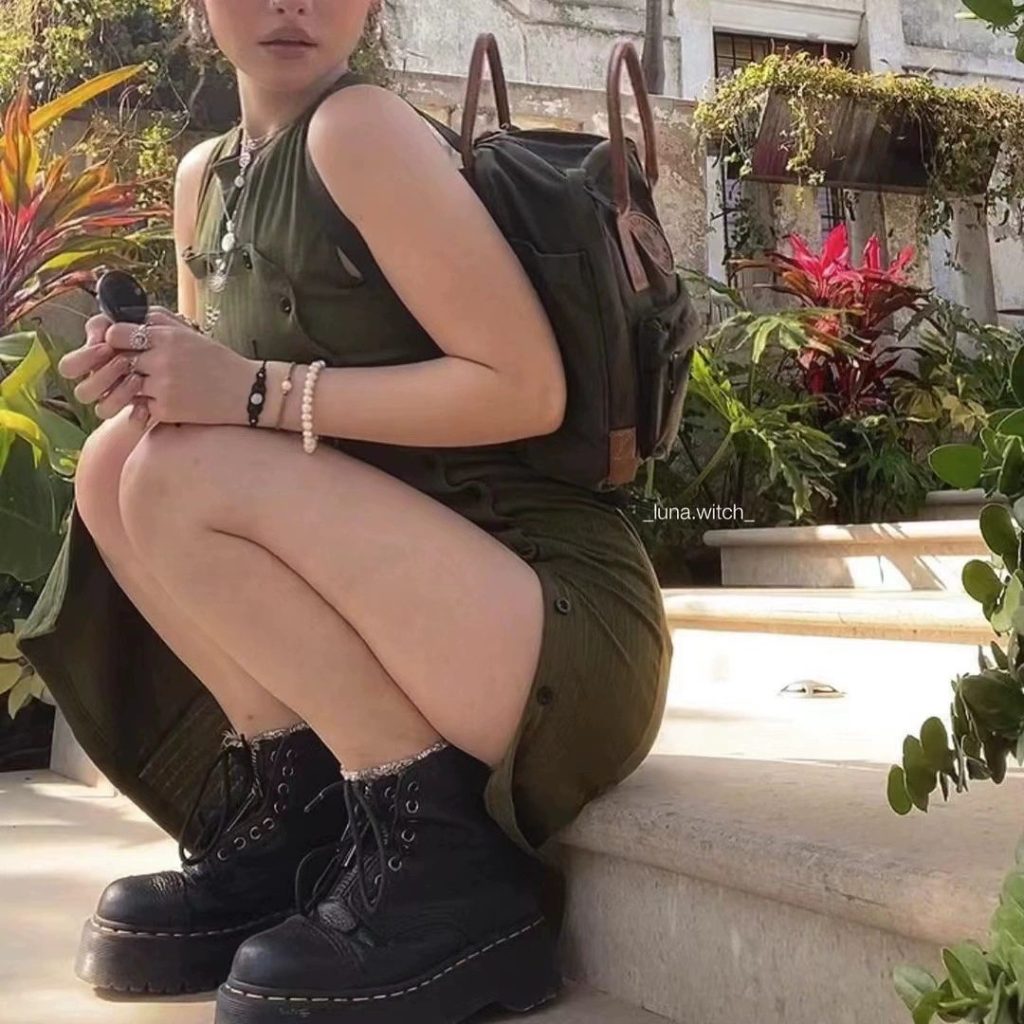Camouflage Sleeveless Mini Dress