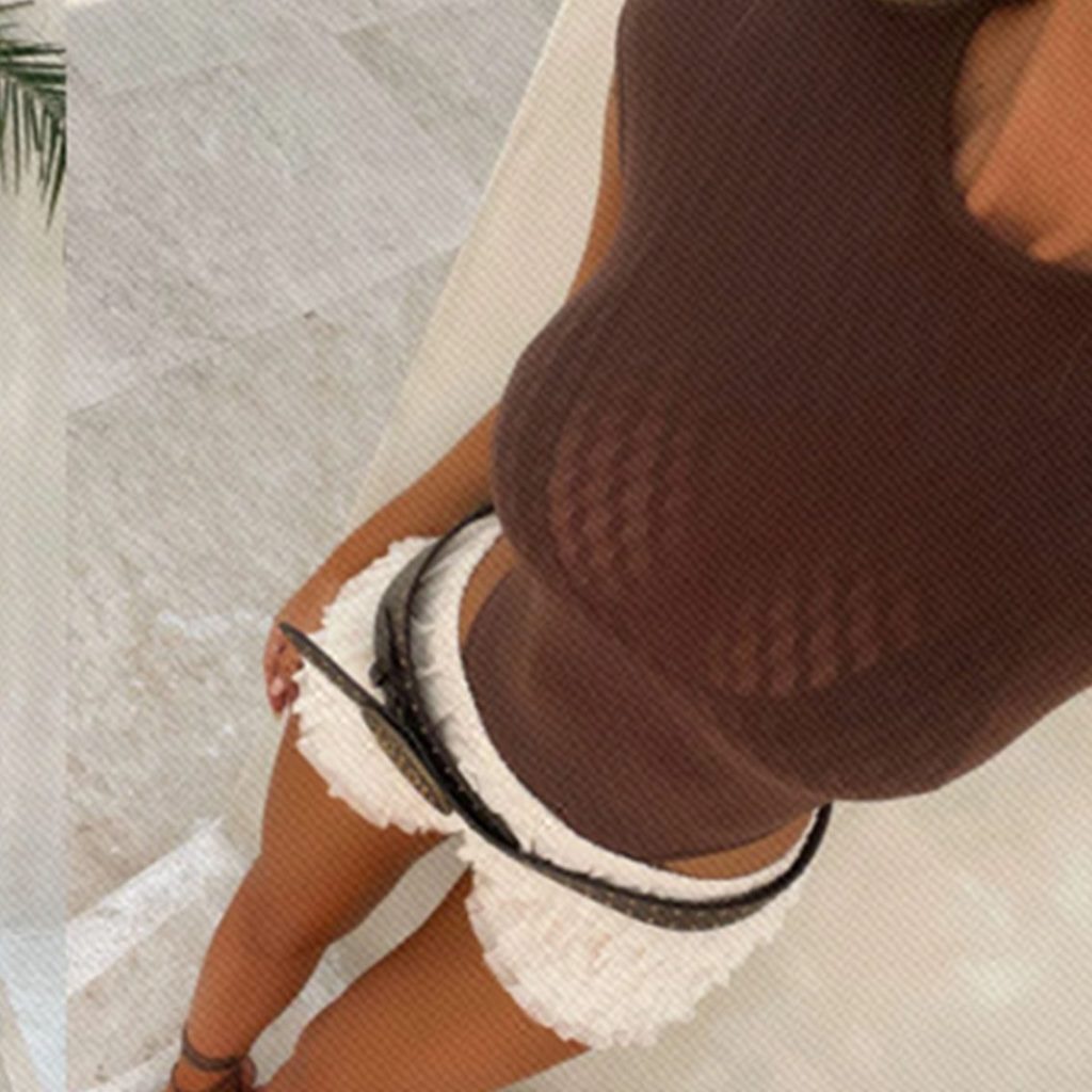 Crochet Halter Flare Jumpsuit